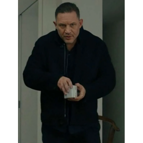 MobLand 2025 Tom Hardy Black Wool Jacket